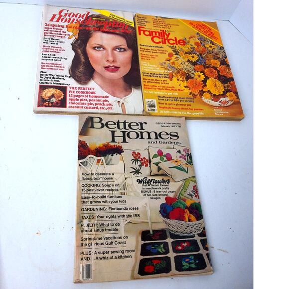 Family Circle Other - Vintage 1977 Better Homes and Gardens Family Circle Good Housekeeping Set of 3